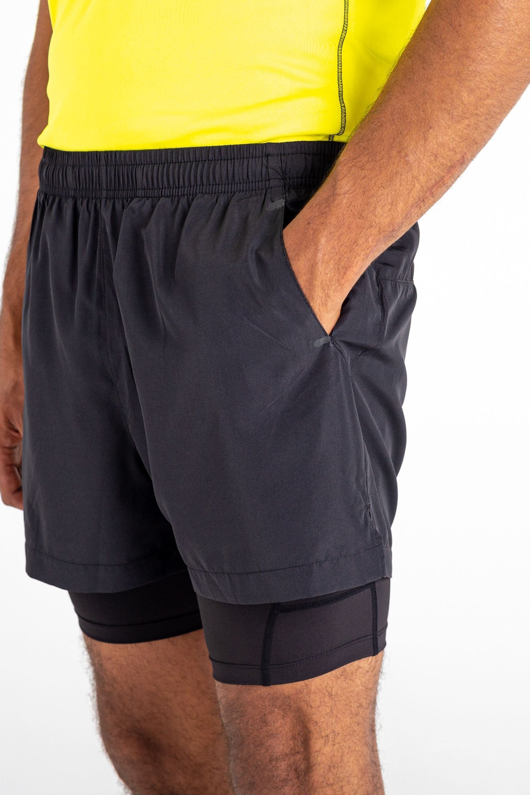 Buy Jermaine Jenas Recreate II Two In One Gym Shorts from Next Luxembourg