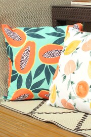 furn. Aqua Blue Papaya Water Resistant Outdoor Cushion - Image 2 of 5