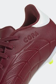 adidas Red/White Football Copa Pure II League Firm Ground Kids Boots - Image 8 of 12