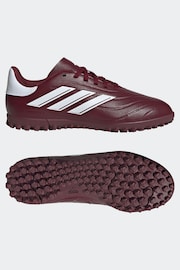 adidas Red/White Football Copa Pure II Club Turf Kids Boots - Image 6 of 18