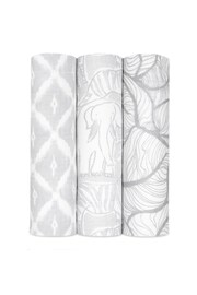 aden + anais™ Large Silky Soft Culture Club Muslin Blanket 3 Pack - Image 1 of 9