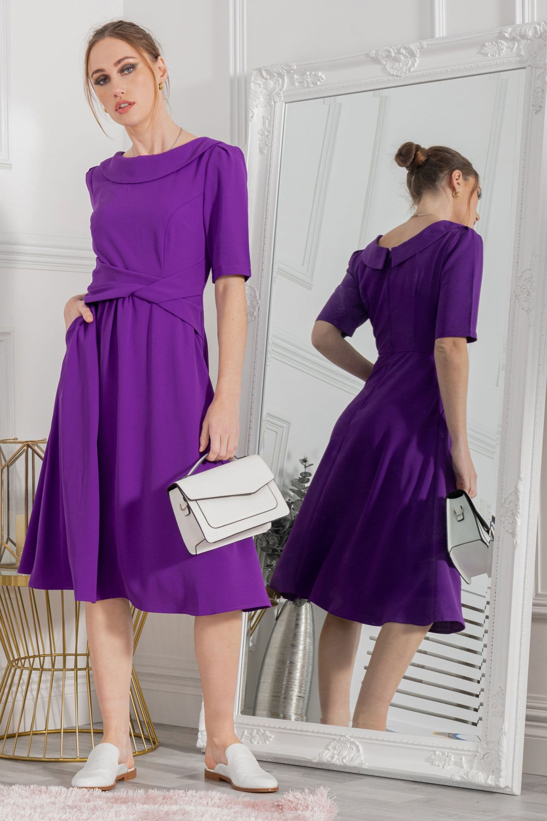 Jolie moi mauve dress 2025