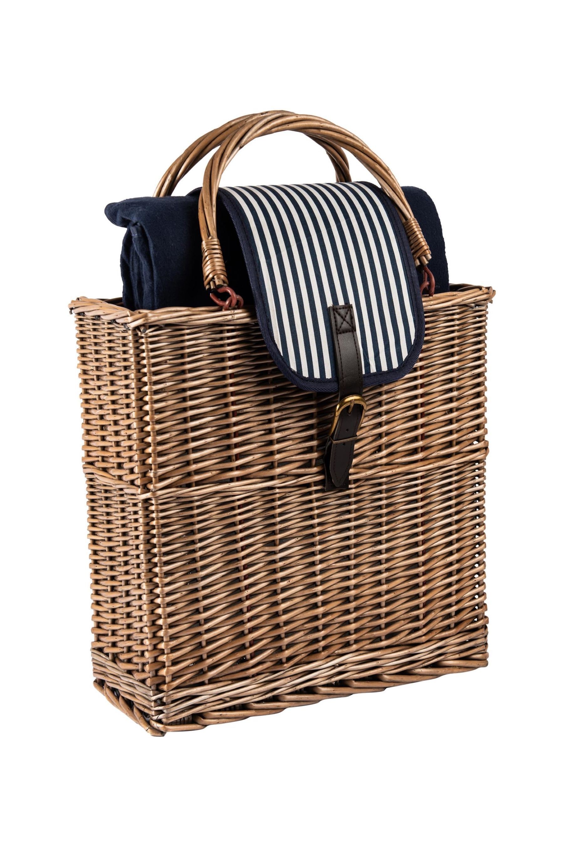 Buy Navigate Blue Picnic Basket With Rug from Next Luxembourg