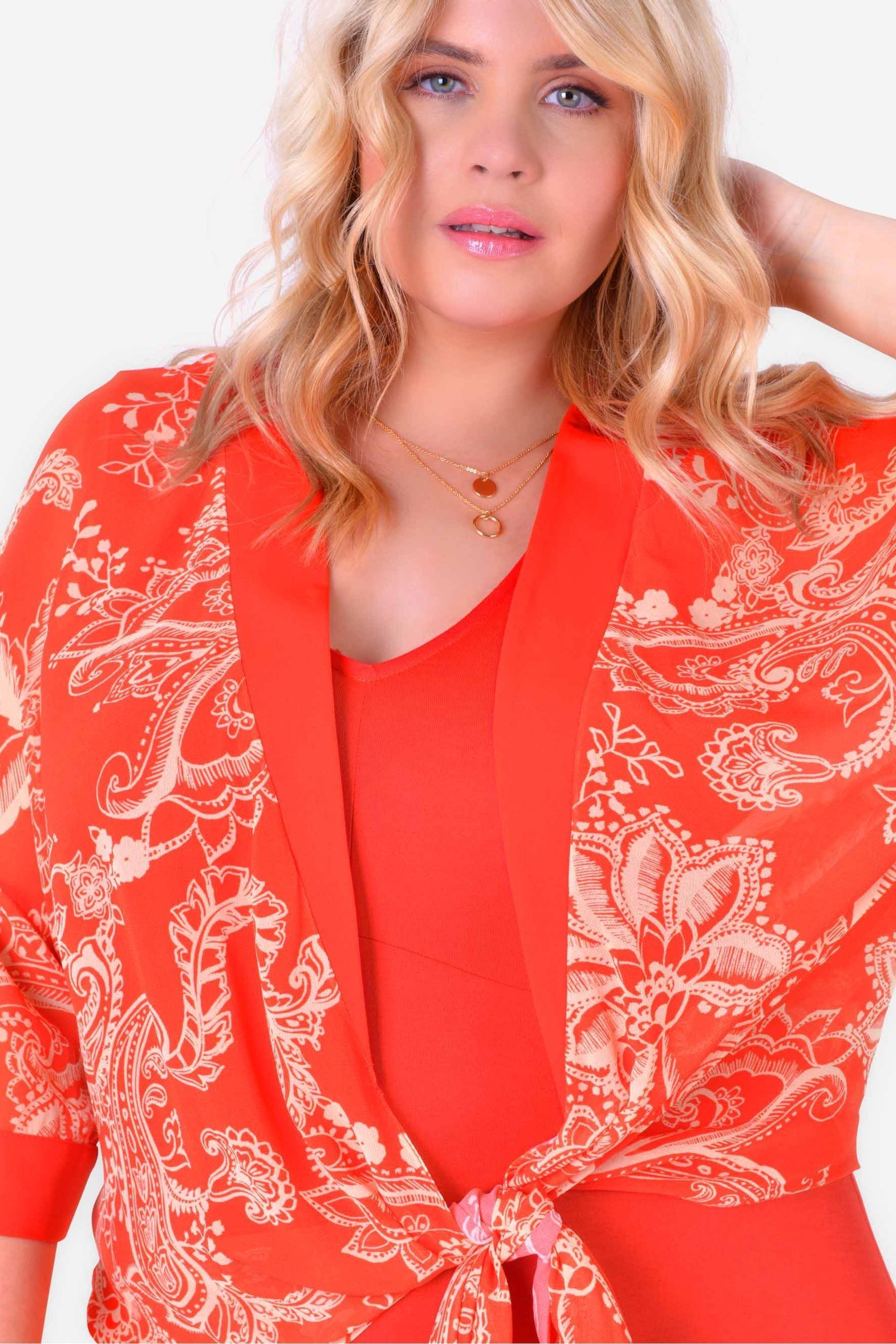 Red floral jacket on sale