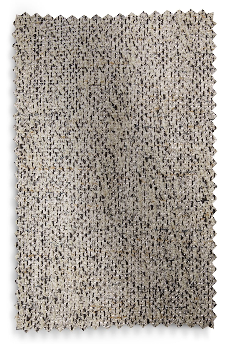 Natural Bobble Texture Lined Eyelet Curtains - Image 12 of 12