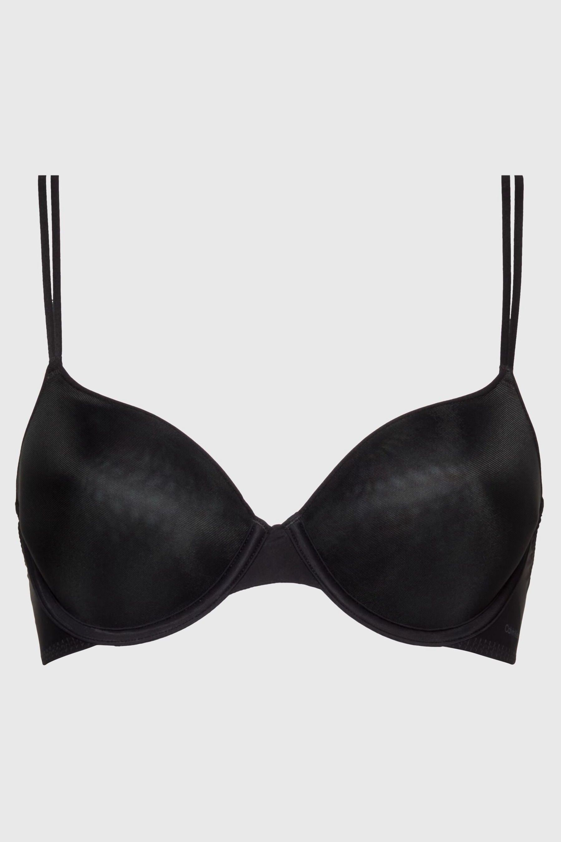 Buy Calvin Klein Black Sheer Marquisette Demi Bra from Next USA