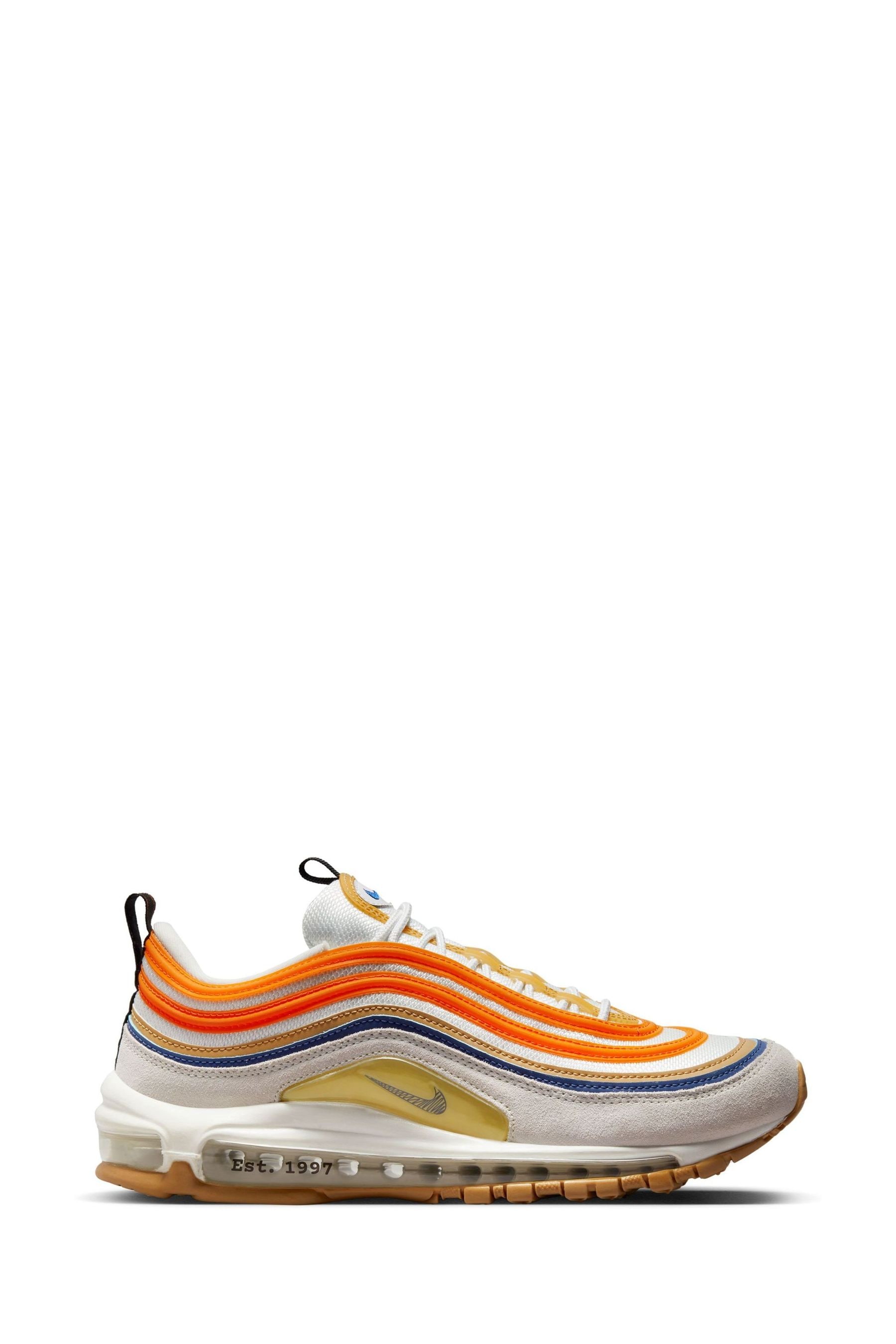 Buy Nike White Coral AIr Max 97 Trainers from Next Luxembourg