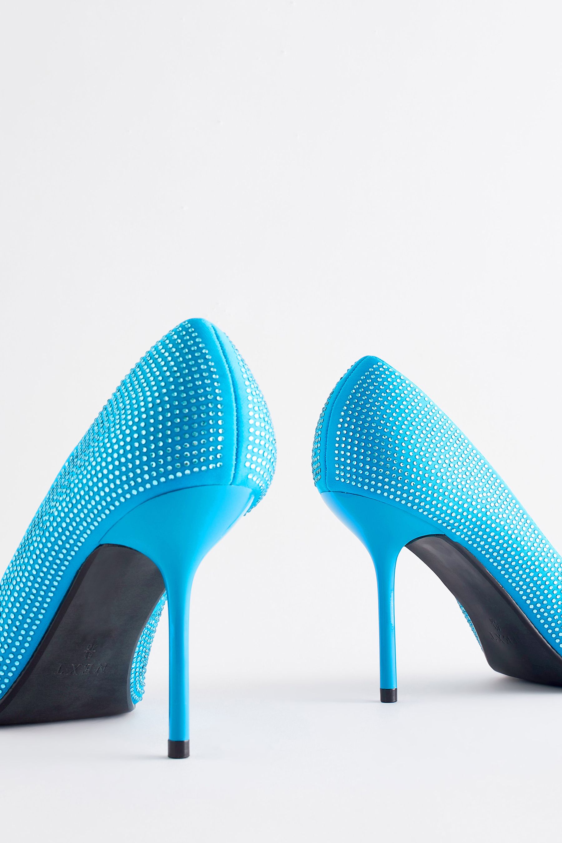 Buy Blue Forever Comfort Jewelled Court Shoes from Next Luxembourg