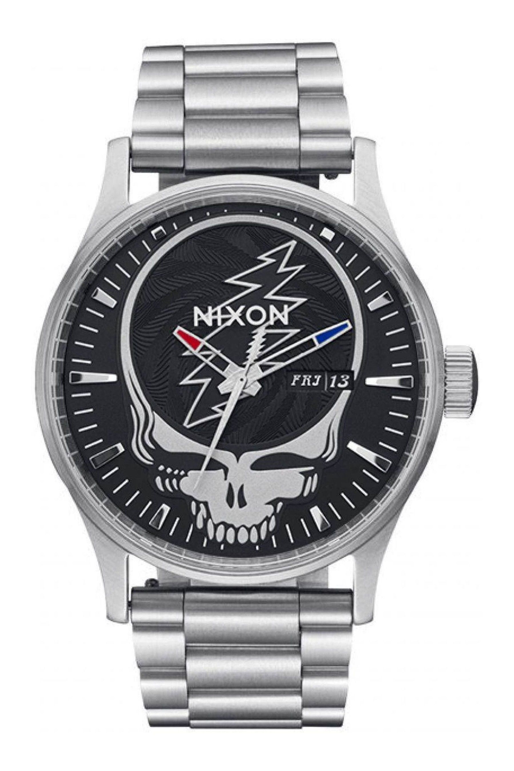 Buy Nixon Gents Silver Tone Grateful Dead Sentry Watch from the Next UK online shop