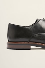 MOSS Black Rogue Plain John Carter Derby Shoes - Image 3 of 4