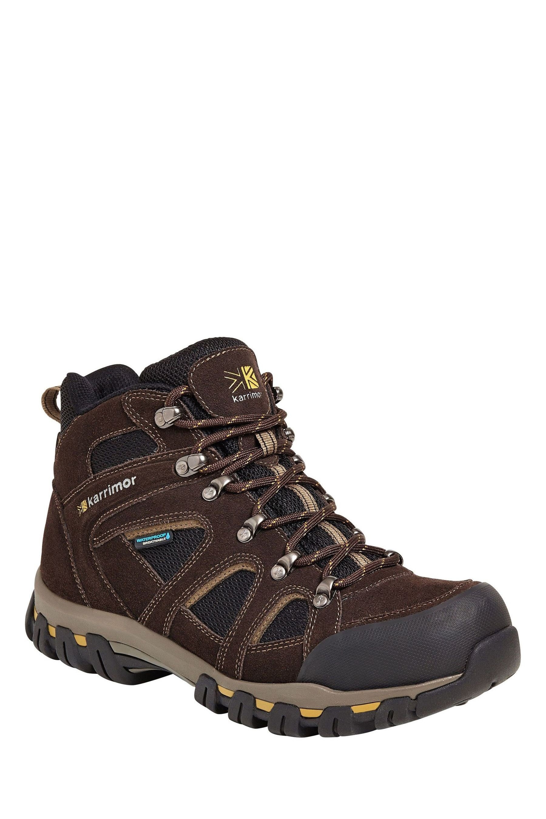 Buy Karrimor Brown Bodmin Mid 4 Weathertite Waterproof Leather Boots from Next Luxembourg