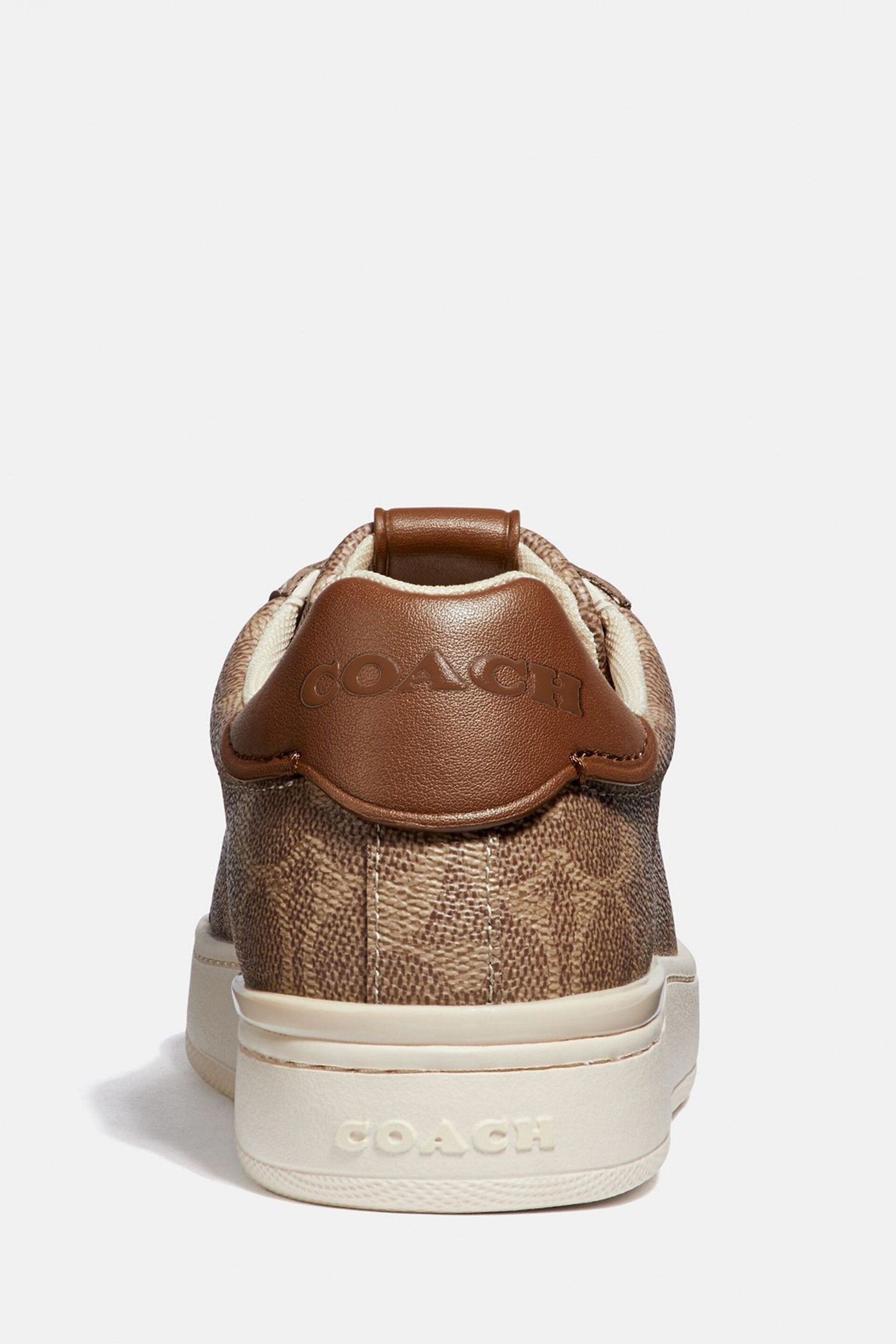 Coach Lowline Jacquard Print Trainers - Image 3 of 4