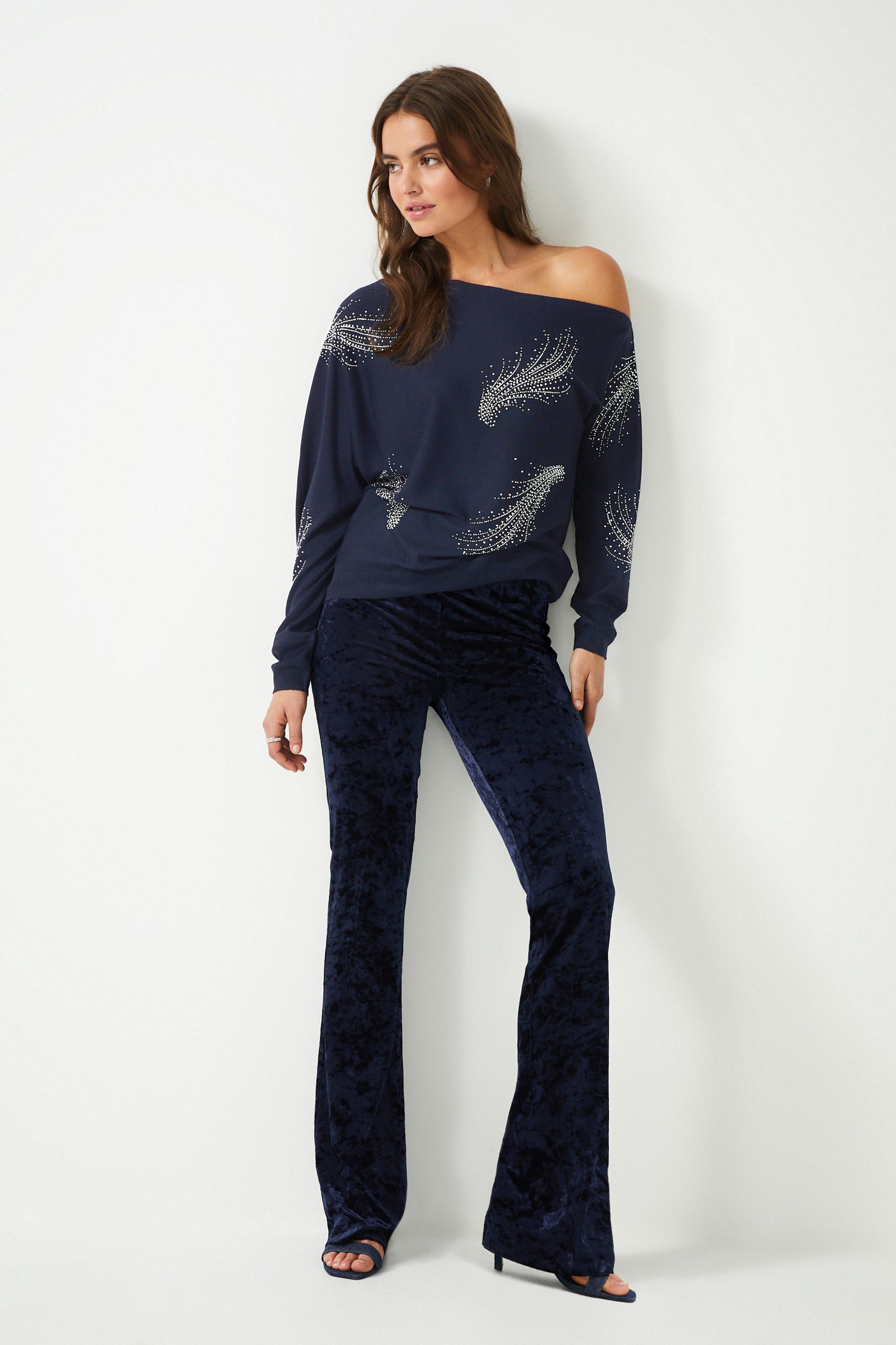Next off shoulder jumper outlet
