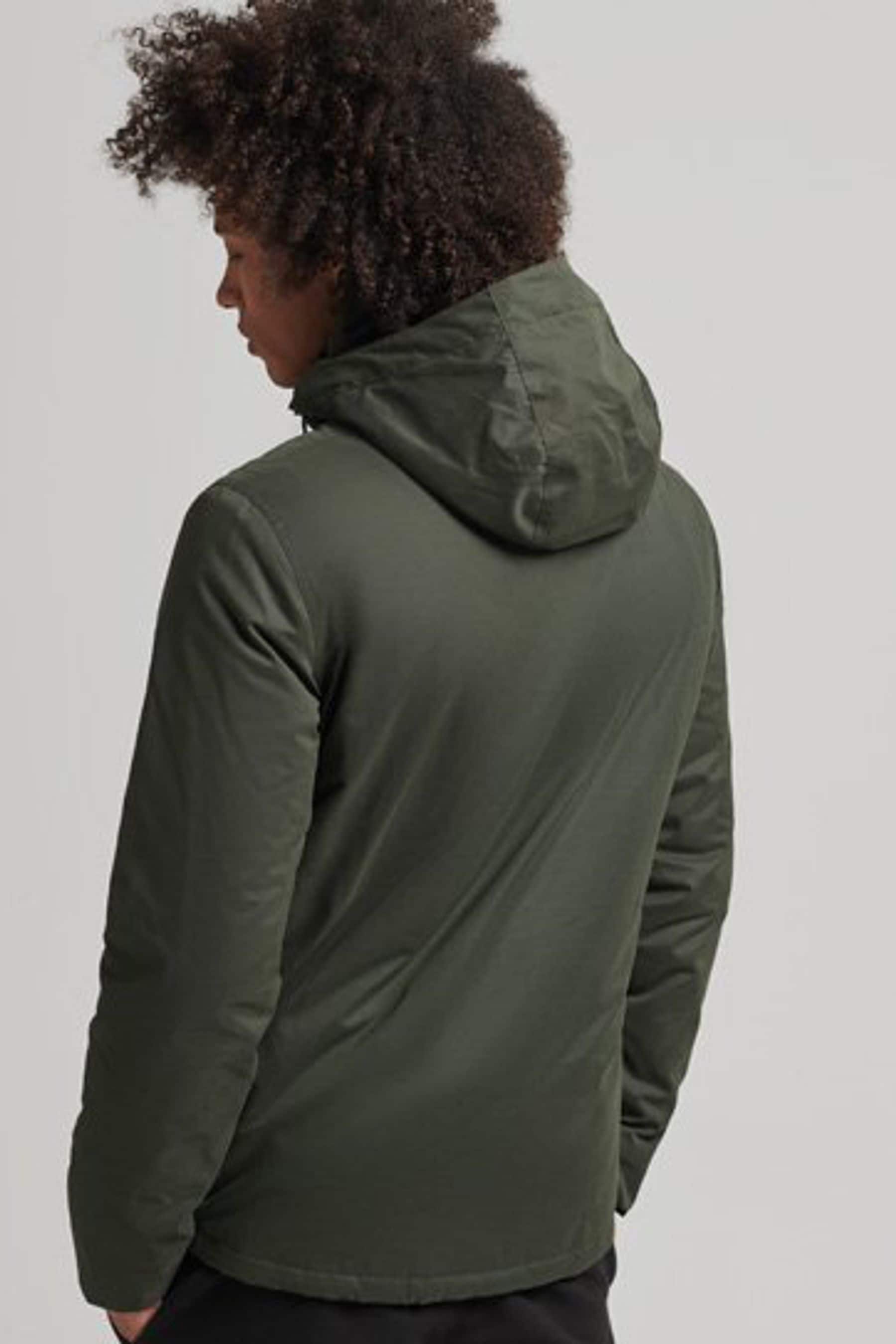 Superdry microfibre wind parka top