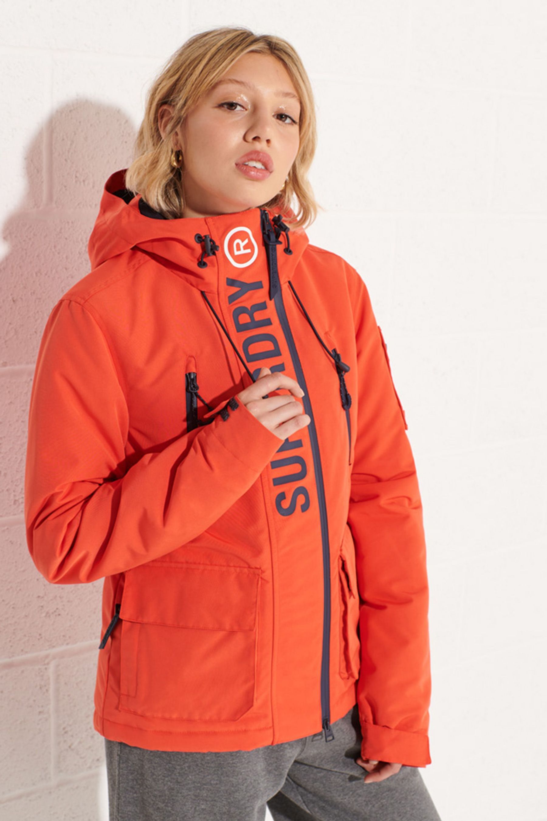 Superdry orange jacket sales