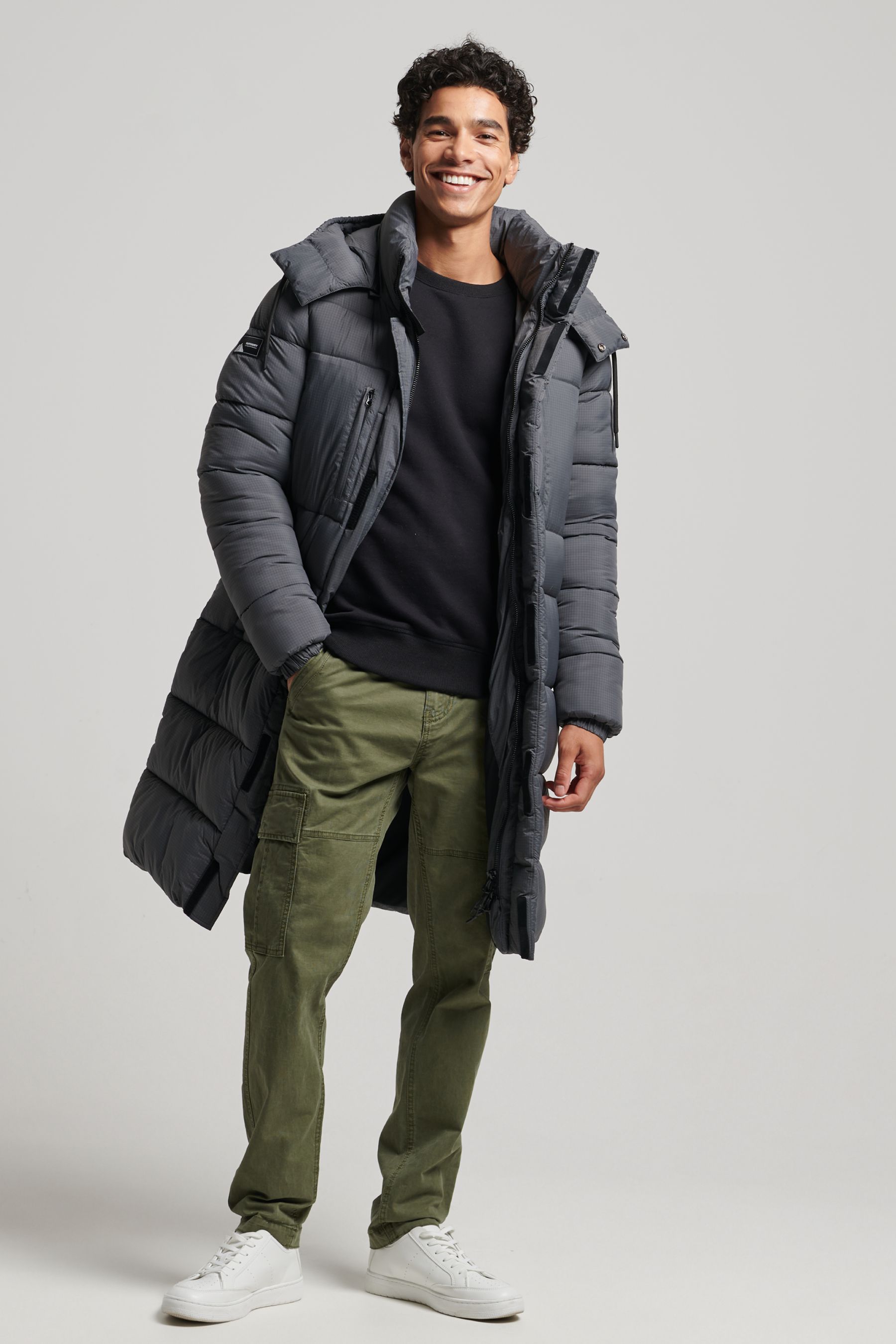 Superdry longline blazer shop