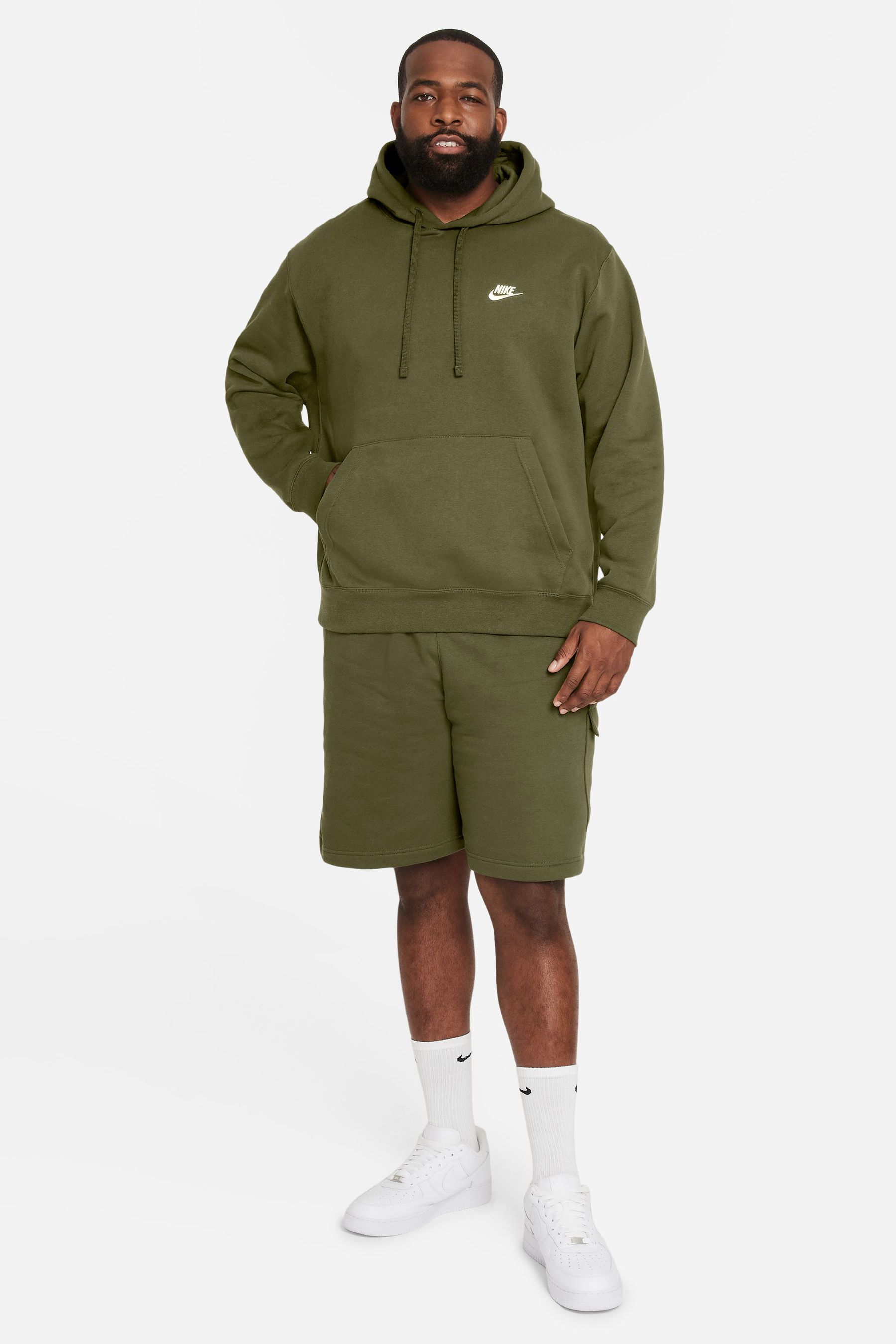 Nike olive green hoodie 2025