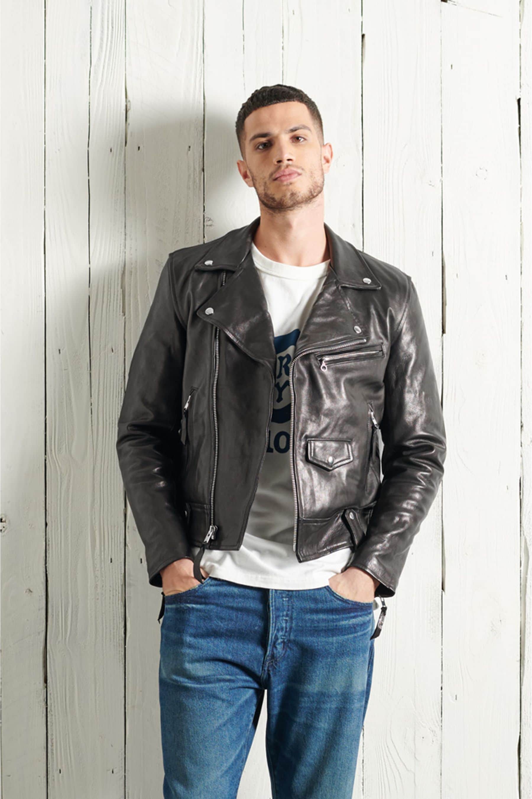 Perfecto cuir femme superdry hot sale