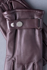 Lakeland Leather Cognac Martin Leather Gloves - Image 3 of 4