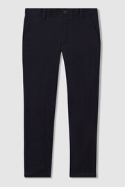 Reiss Navy Pitch Senior Slim Fit Casual Chinos - Image 2 of 5