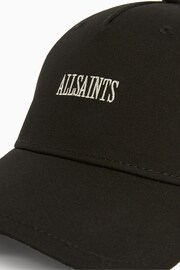 AllSaints Black Axl Baseball Cap - Image 4 of 5