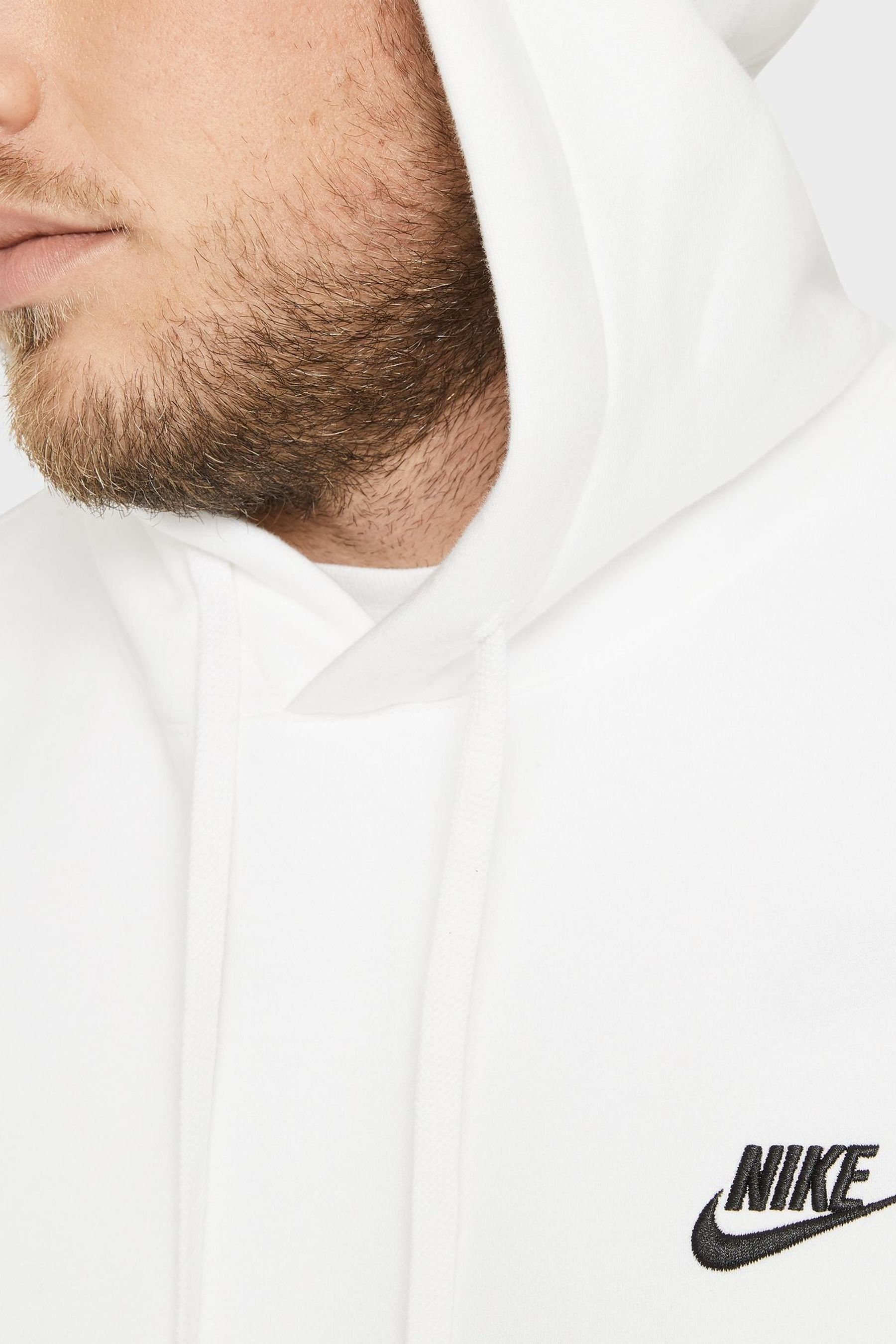 Mens all white nike hoodie online
