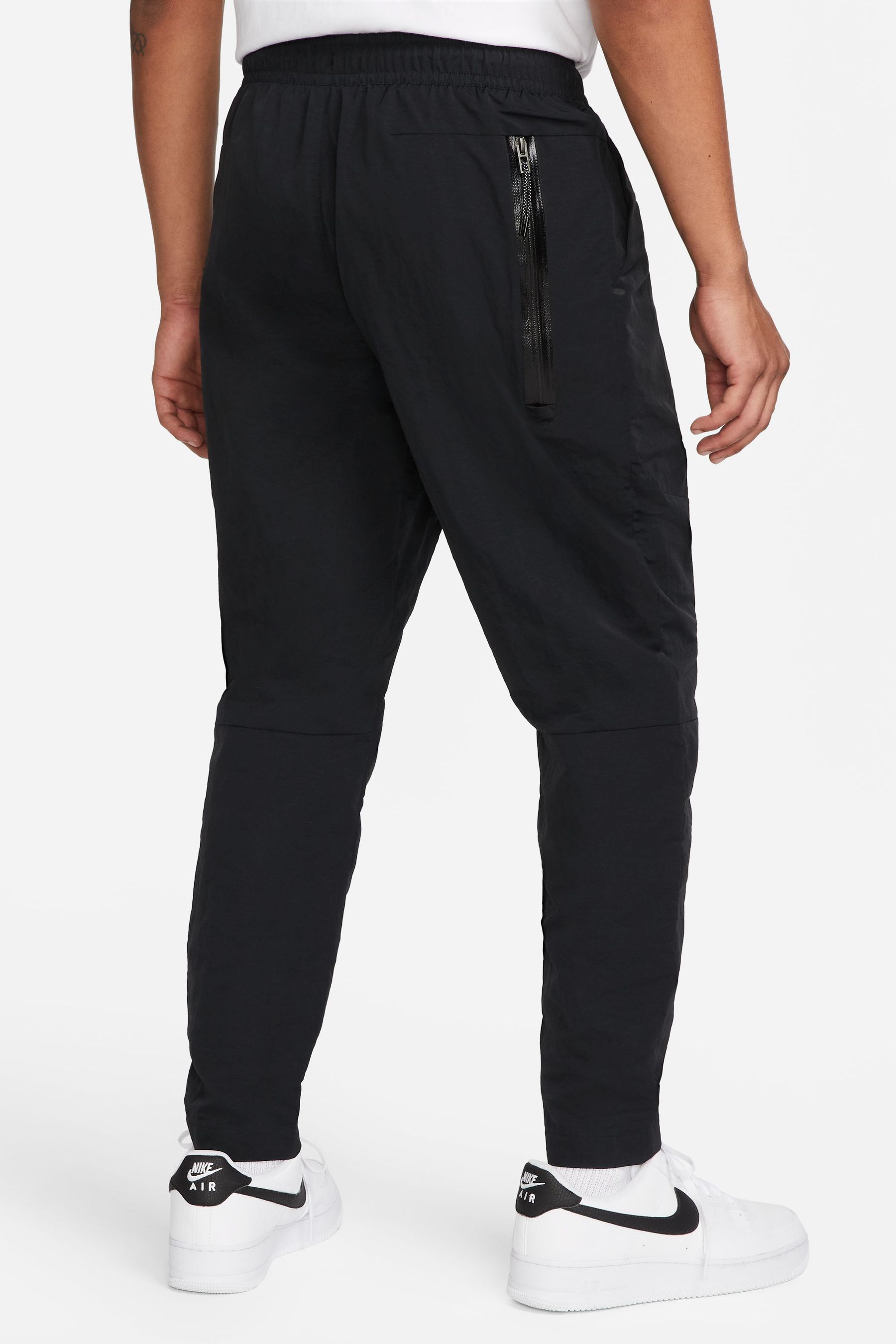 Buy Nike Black Tech Fleece Woven Joggers from Next Luxembourg