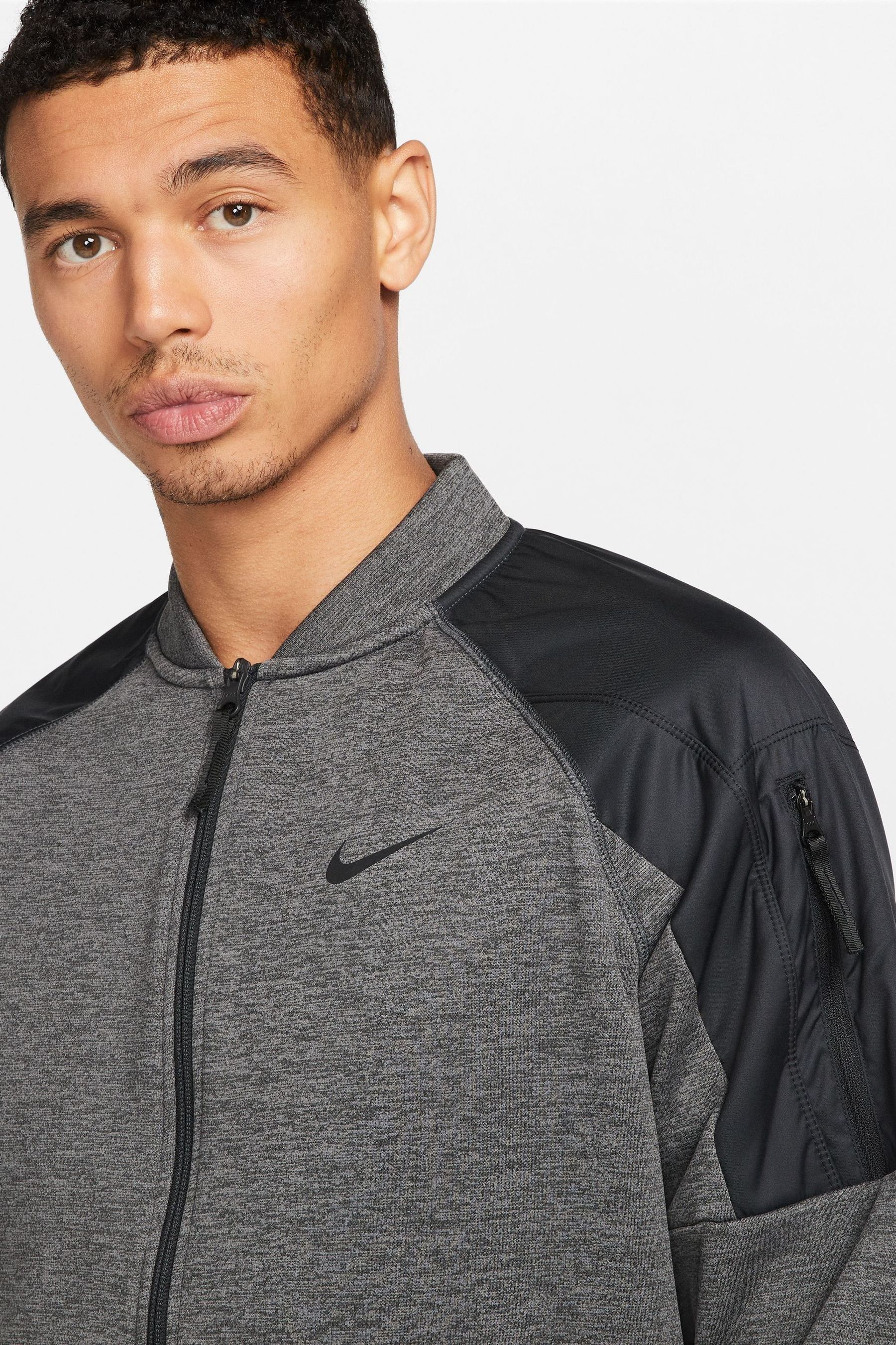Buy Nike Grey ThermaFIT Full Zip Training Bomber Jacket from Next Slovakia