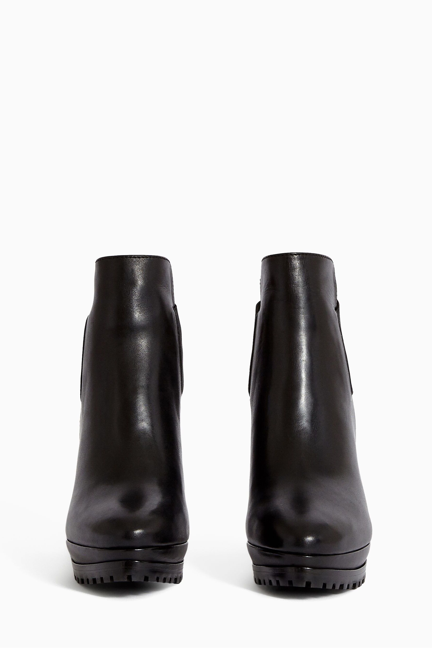 AllSaints Black Sarris Leather Boots