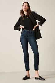 Paige Ultra Skinny Blue Hoxton Ankle Jeans - Image 3 of 5