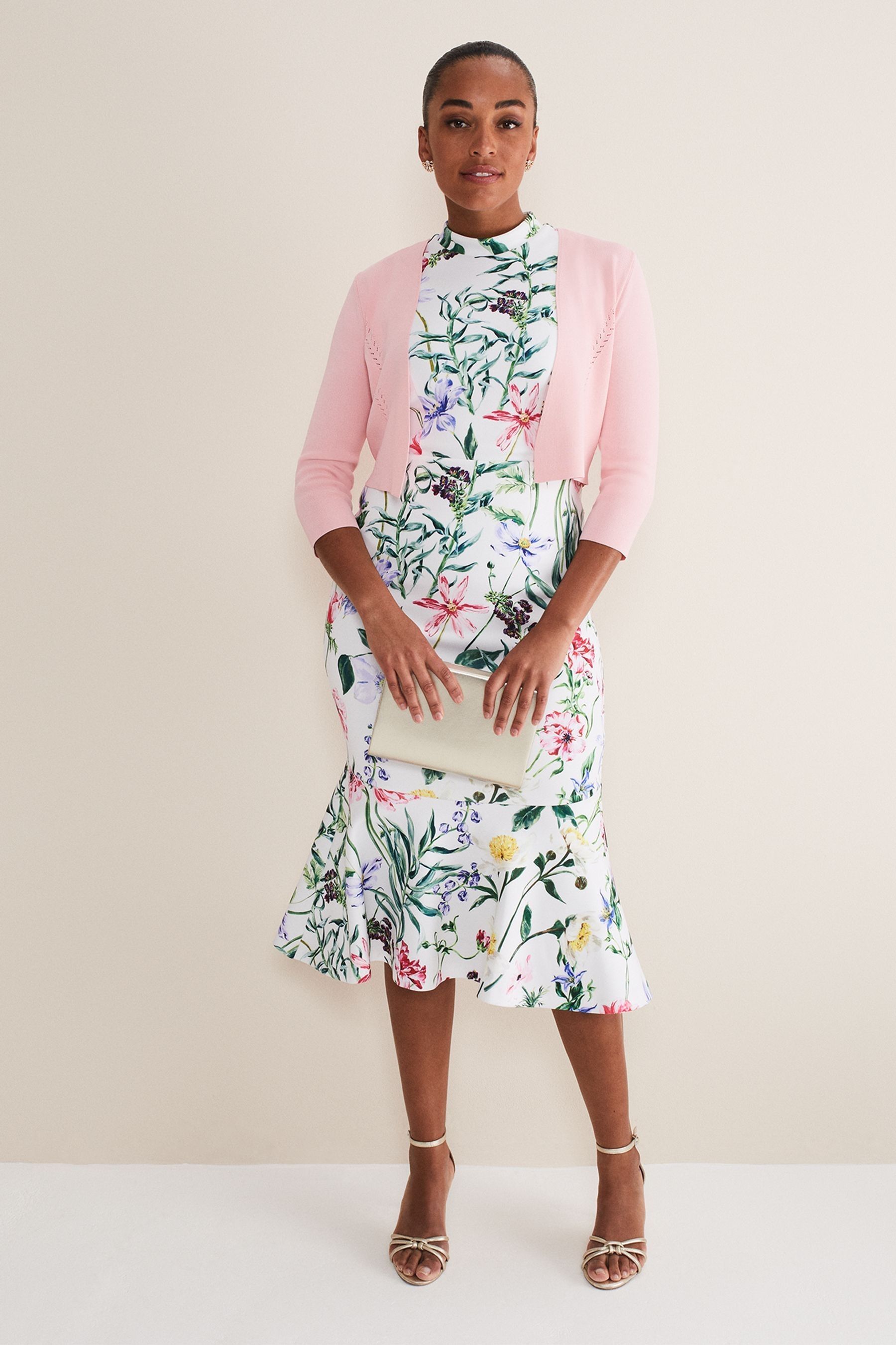 Buy Phase Eight Pink Khai Pink Occasion Jacket from Next Ireland