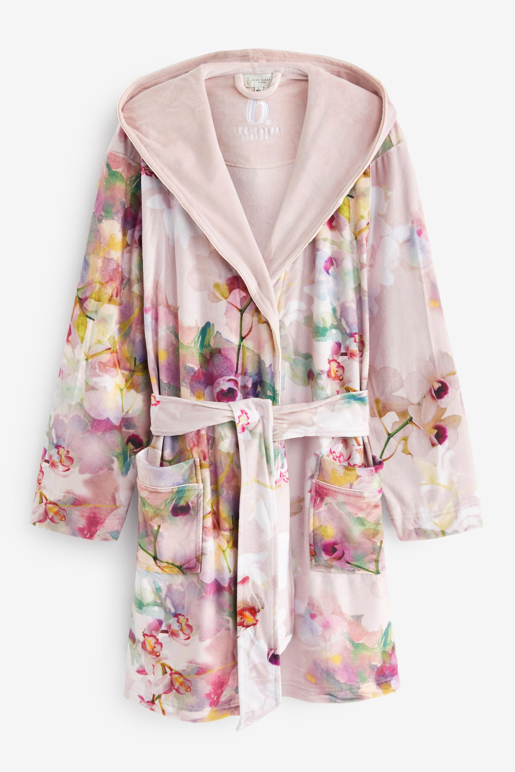 Pink ted baker dressing gown on sale