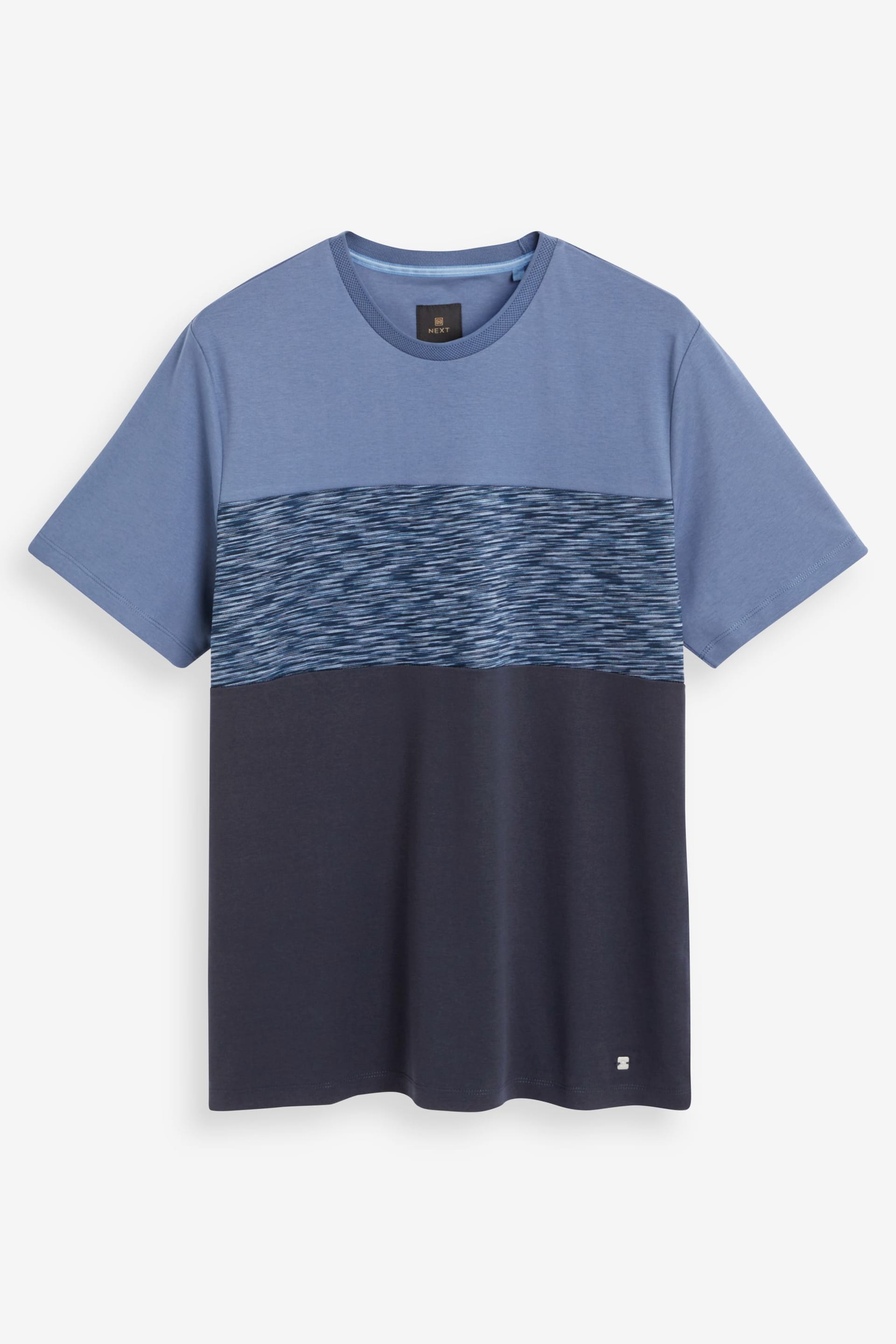 Navy Blue Inject Soft Touch T-Shirt - Image 5 of 7