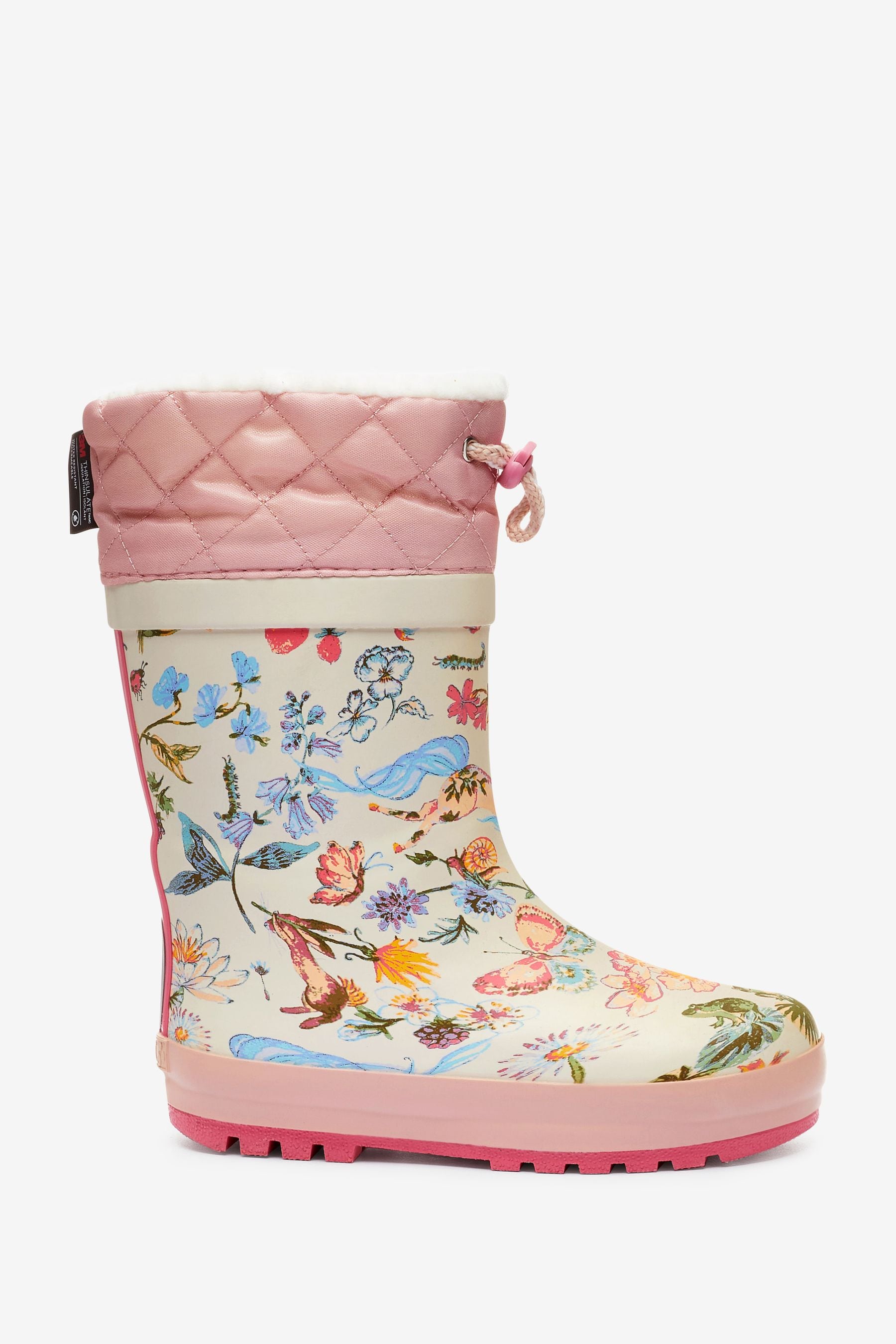 Buy Pink Unicorn Thermal Thinsulate Lined Cuff Wellies from Next Austria