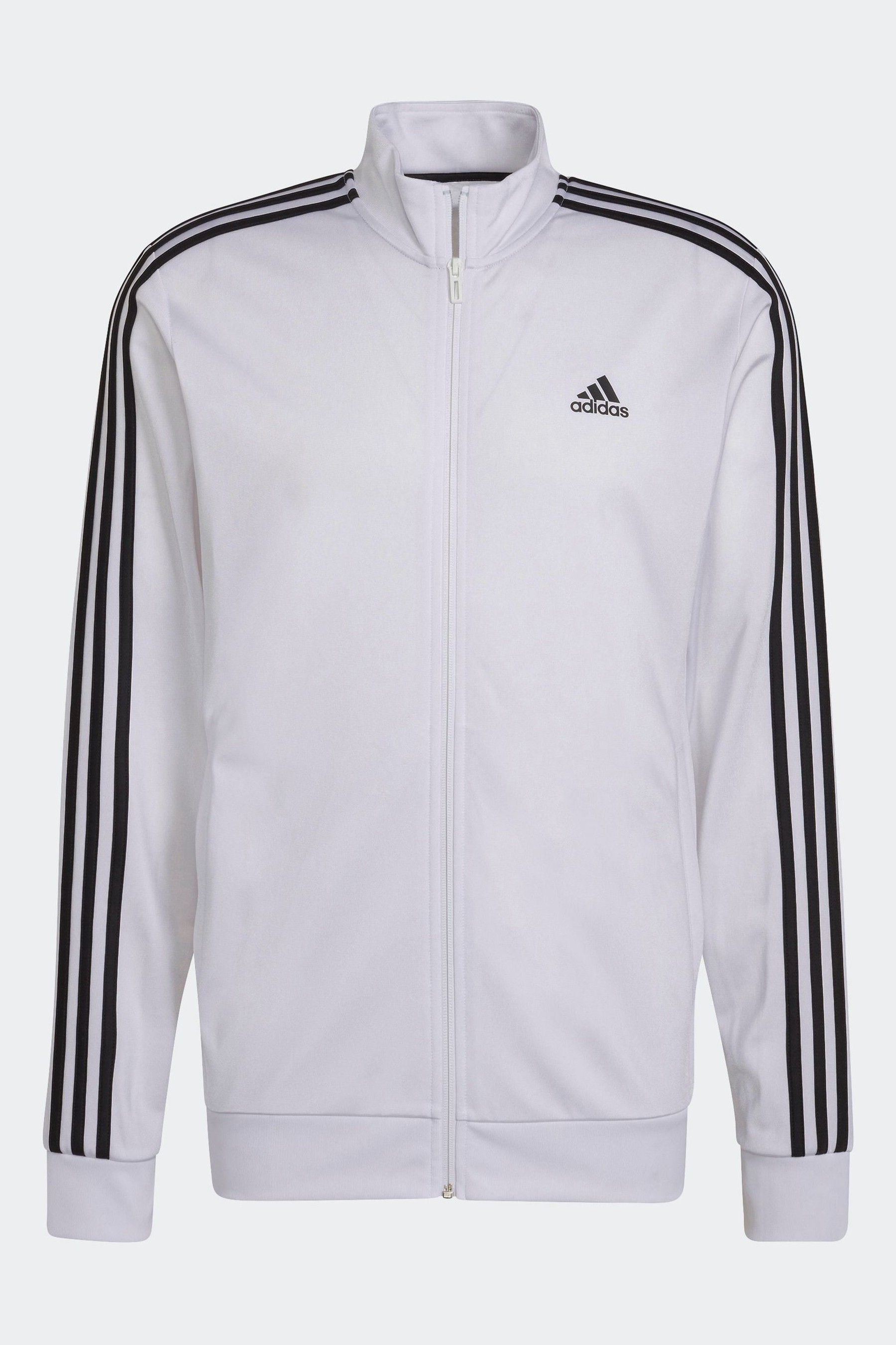 Buy adidas White 3 Stripes Track Top from Next Luxembourg