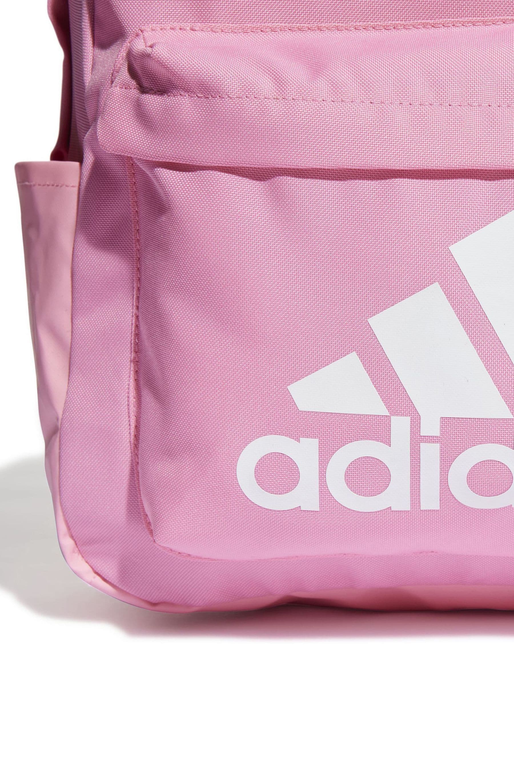 Baby pink adidas bag top