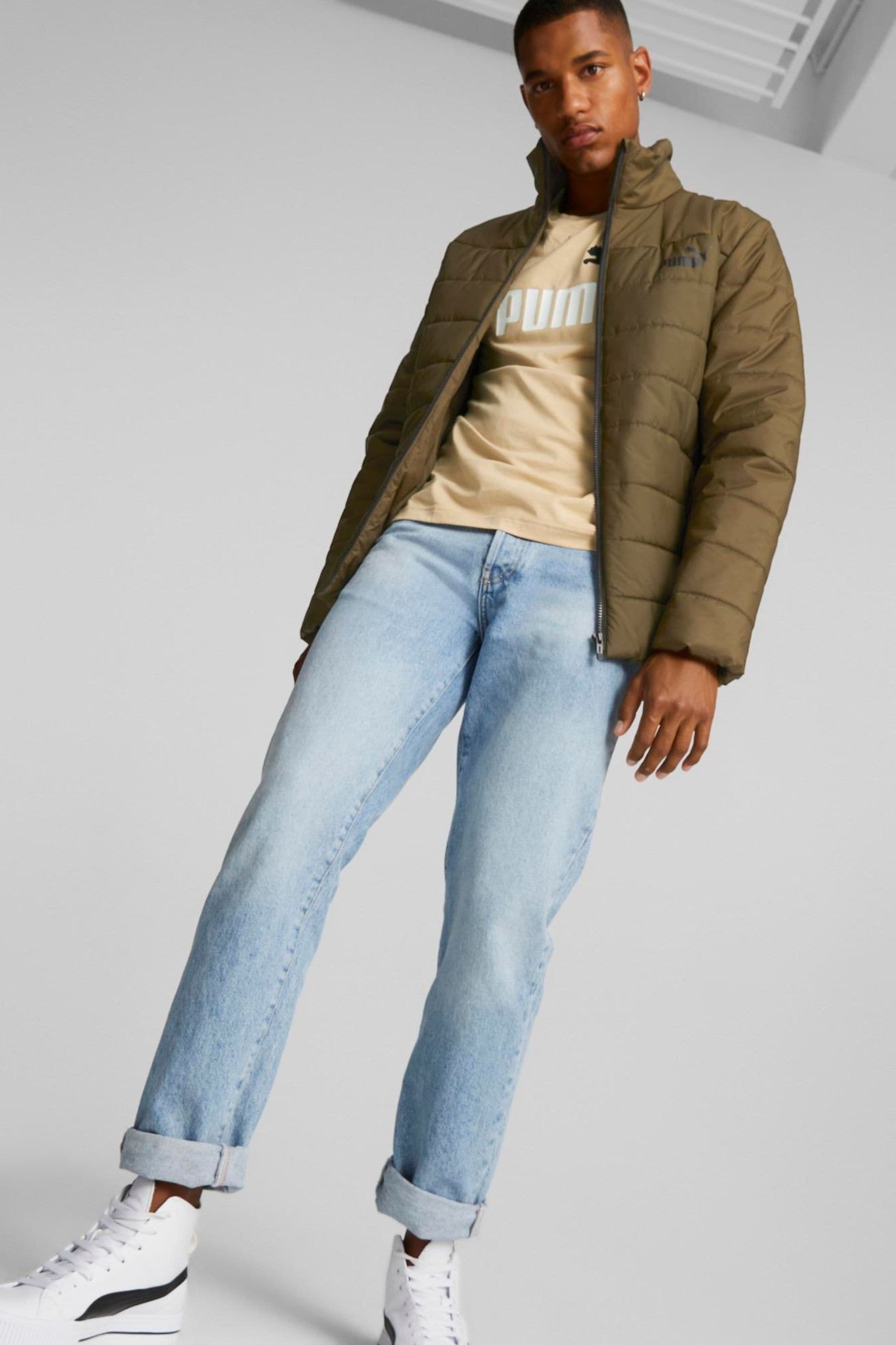 Puma olive green jacket hotsell