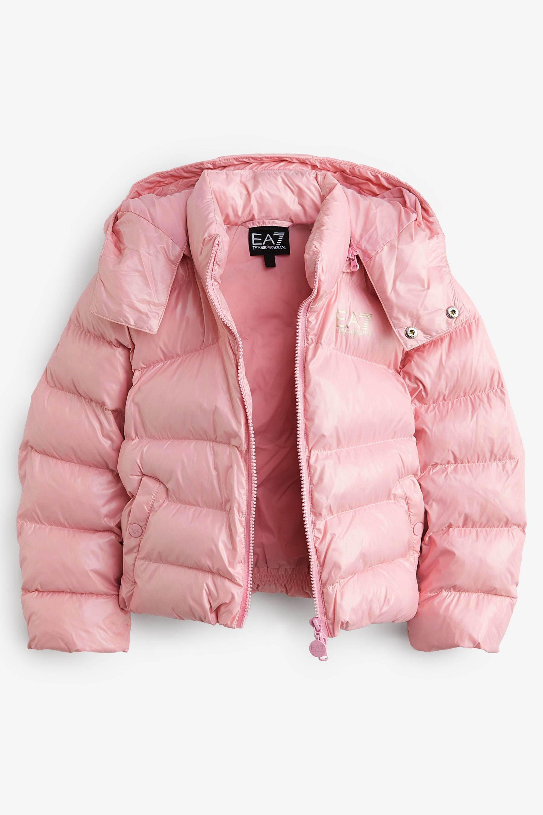 Buy Emporio Armani EA7 Girls Pink Padded Jacket from Next Luxembourg