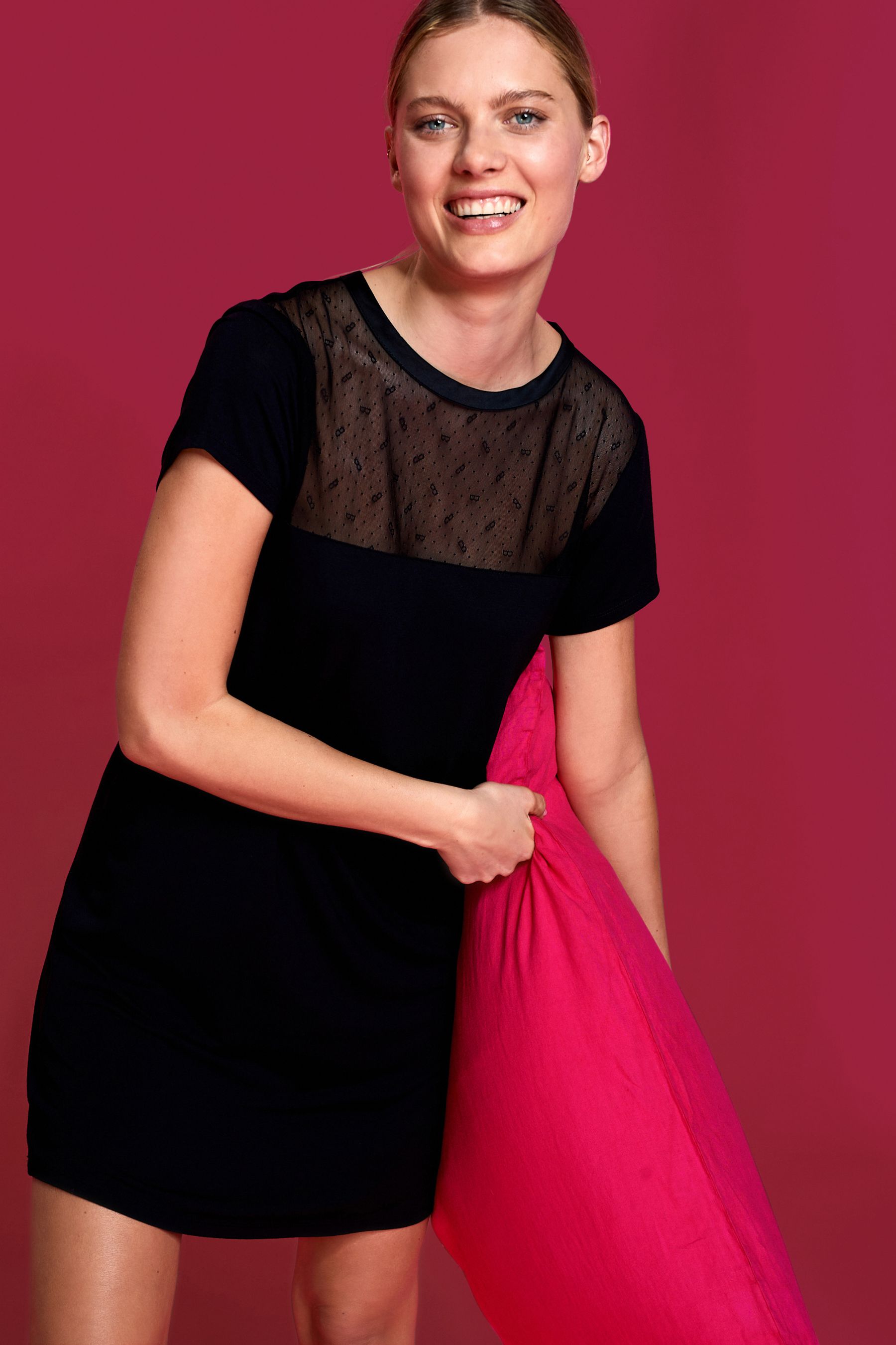 Buy B by Ted Baker Black Modal Nightie from Next Luxembourg