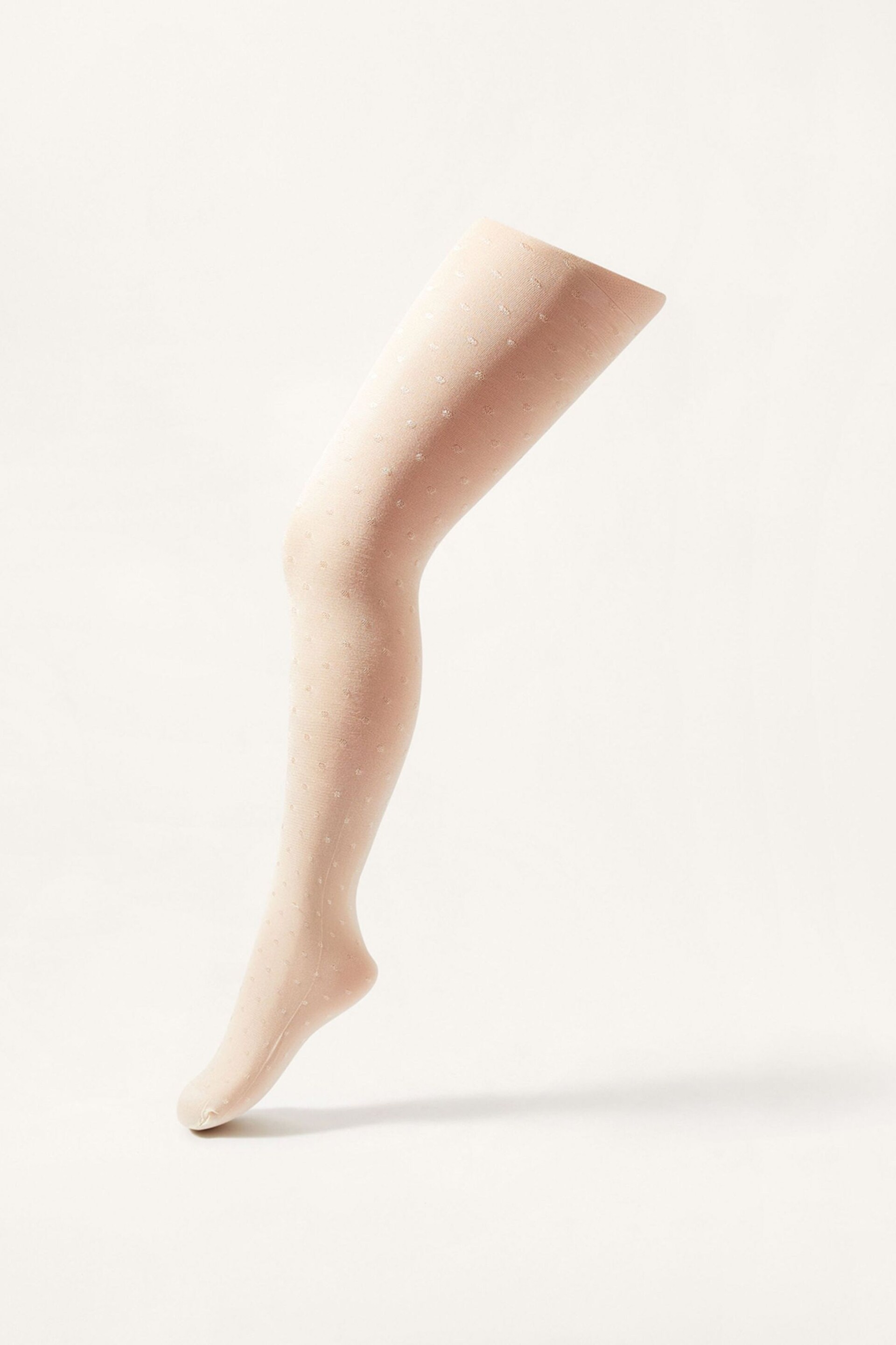 Monsoon Lite Natural Spot Bridal Tights - Image 1 of 2