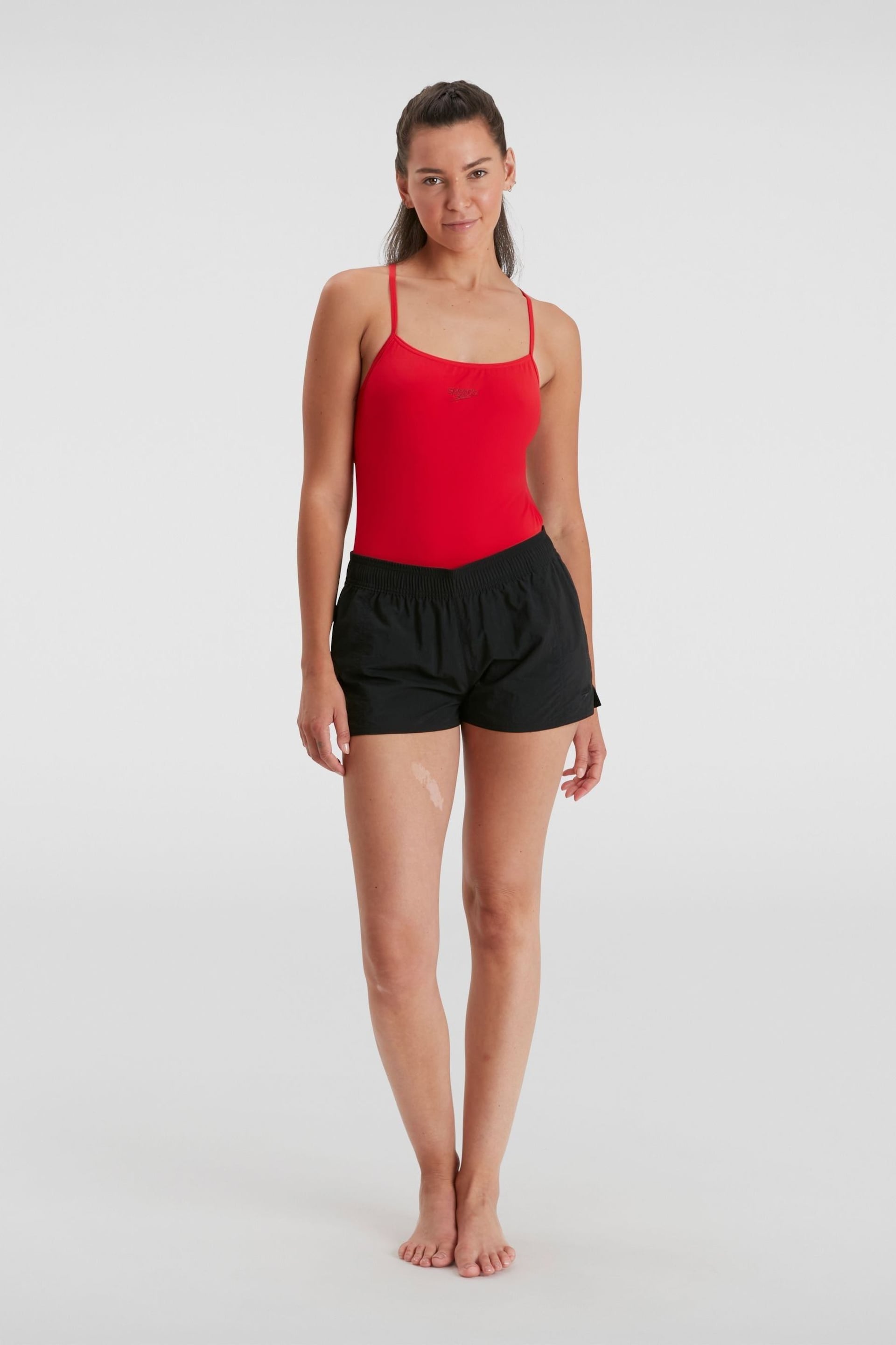 Speedo Women's Black Essential Water Shorts - Image 3 of 7