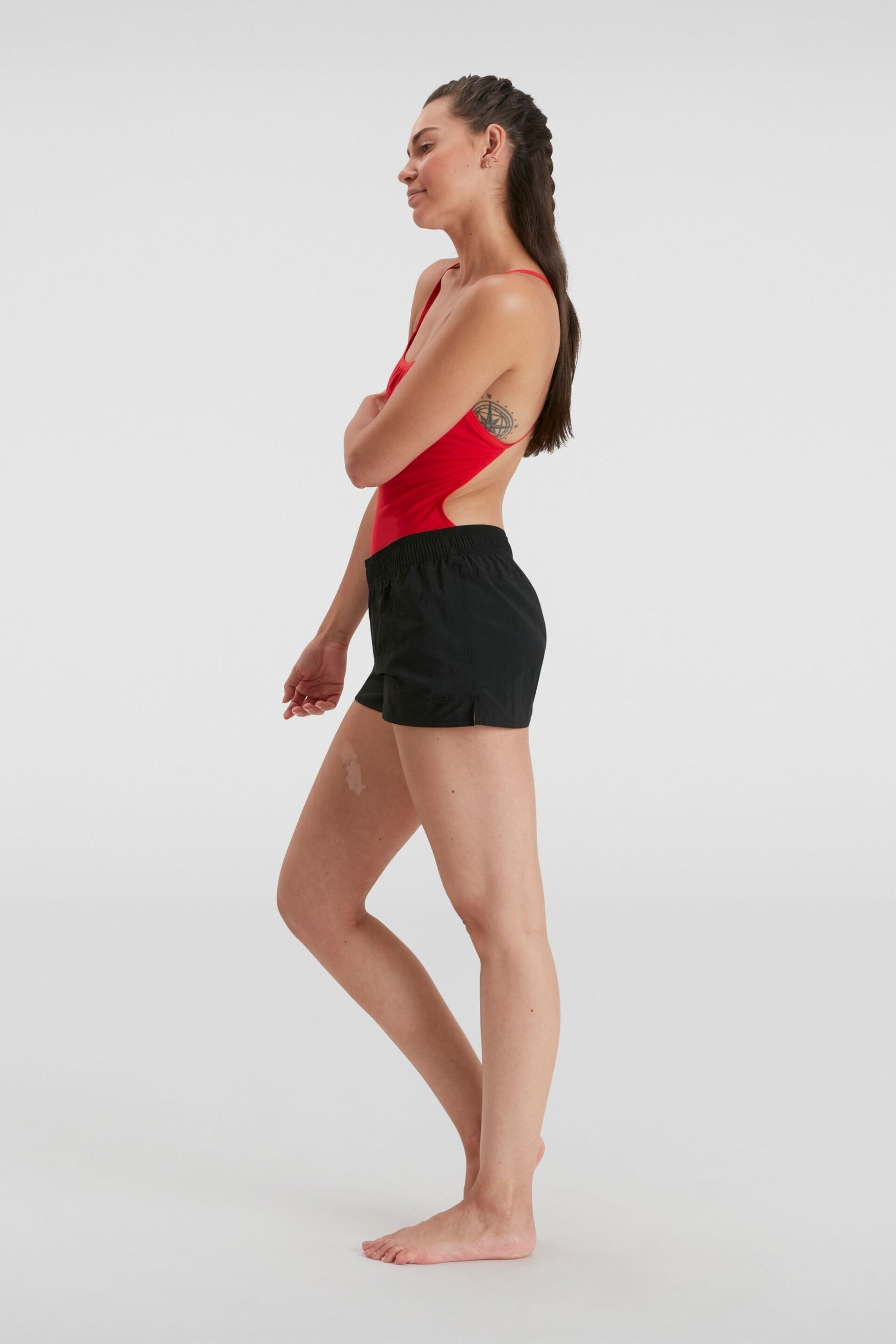 Speedo Women's Black Essential Water Shorts - Image 5 of 7