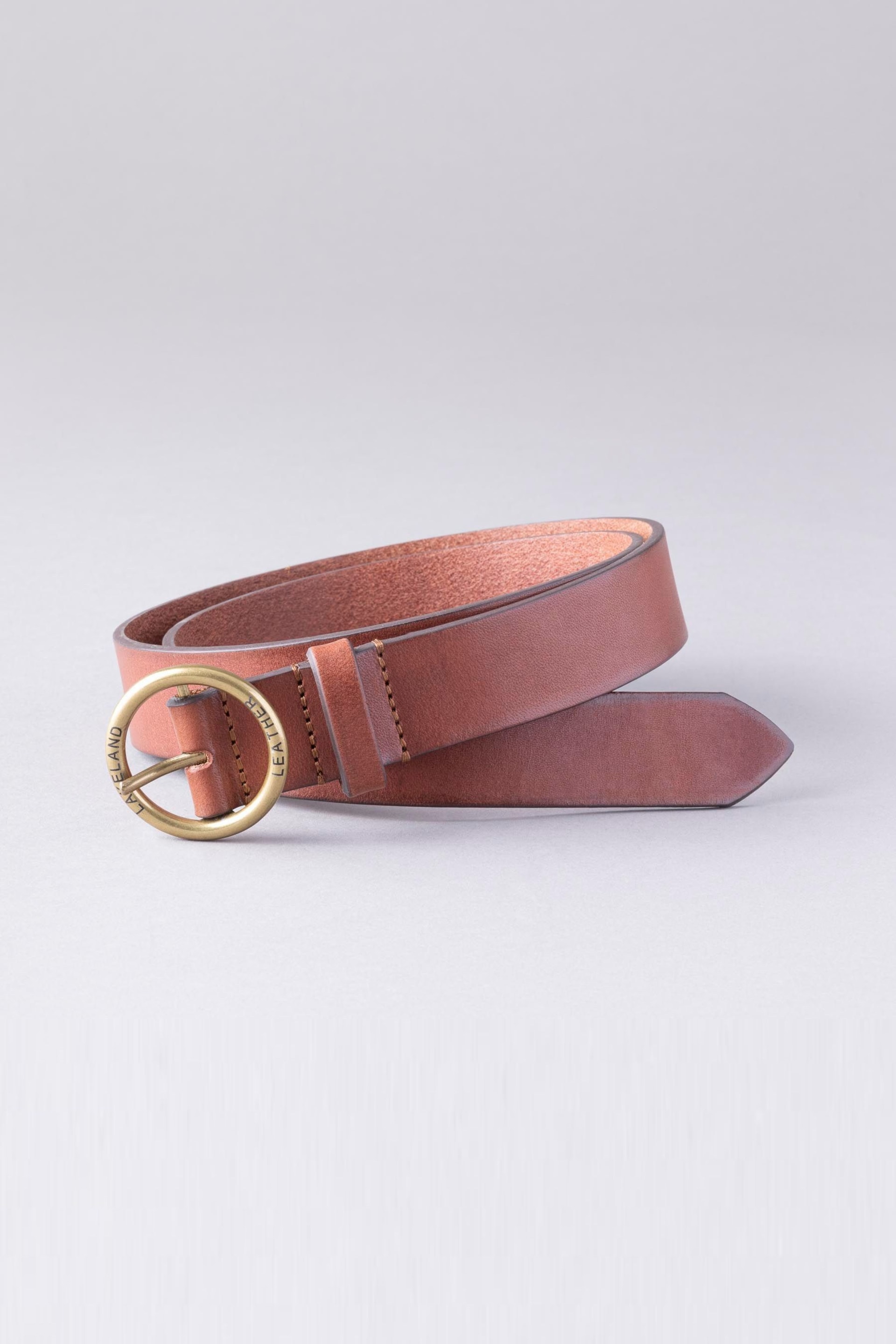 Lakeland Leather Tan Brown Buckle Leather Belt - Image 1 of 3