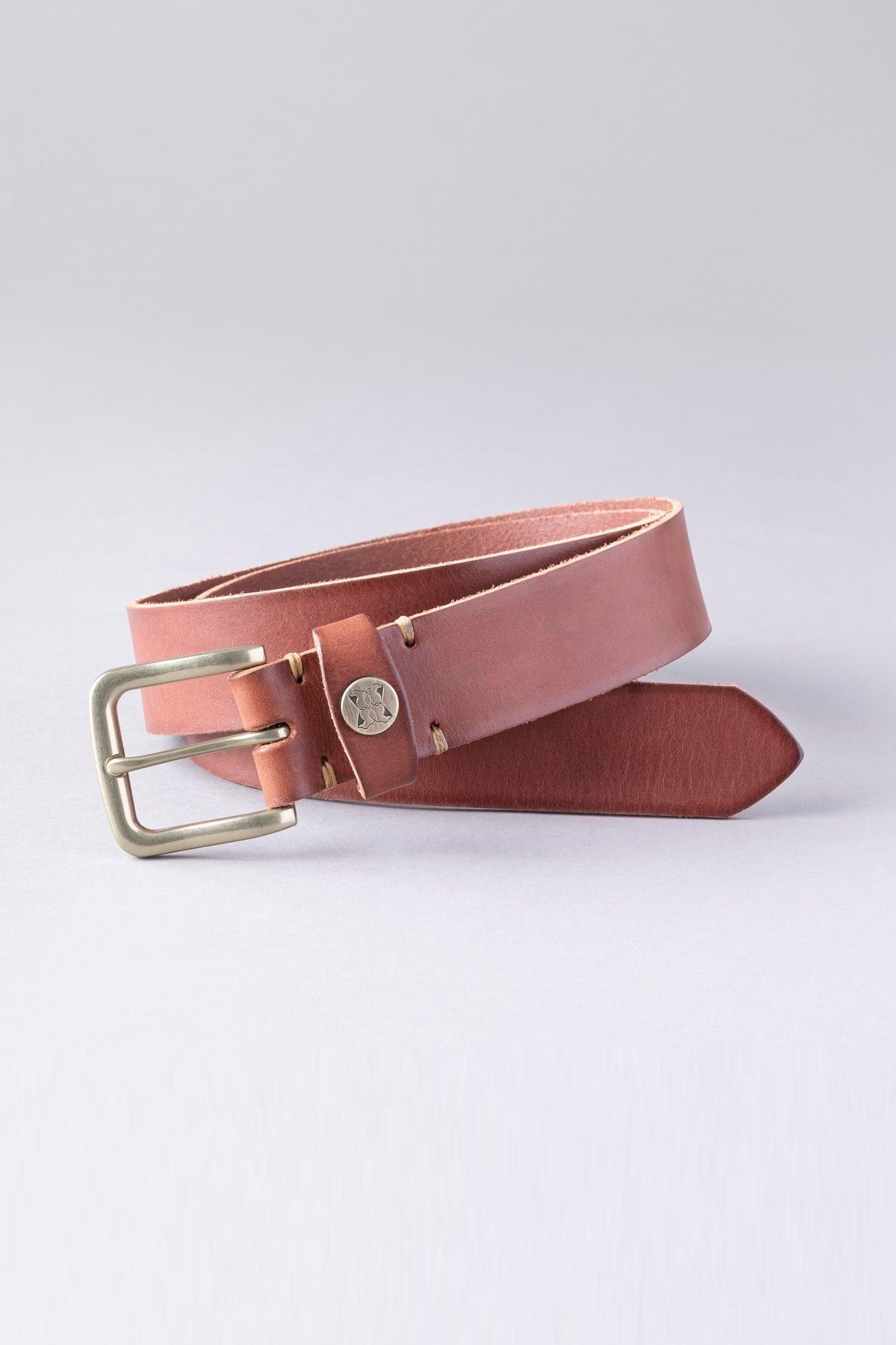 Lakeland Leather Tan Brown Icon Leather Belt - Image 1 of 3