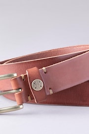 Lakeland Leather Tan Brown Icon Leather Belt - Image 3 of 3