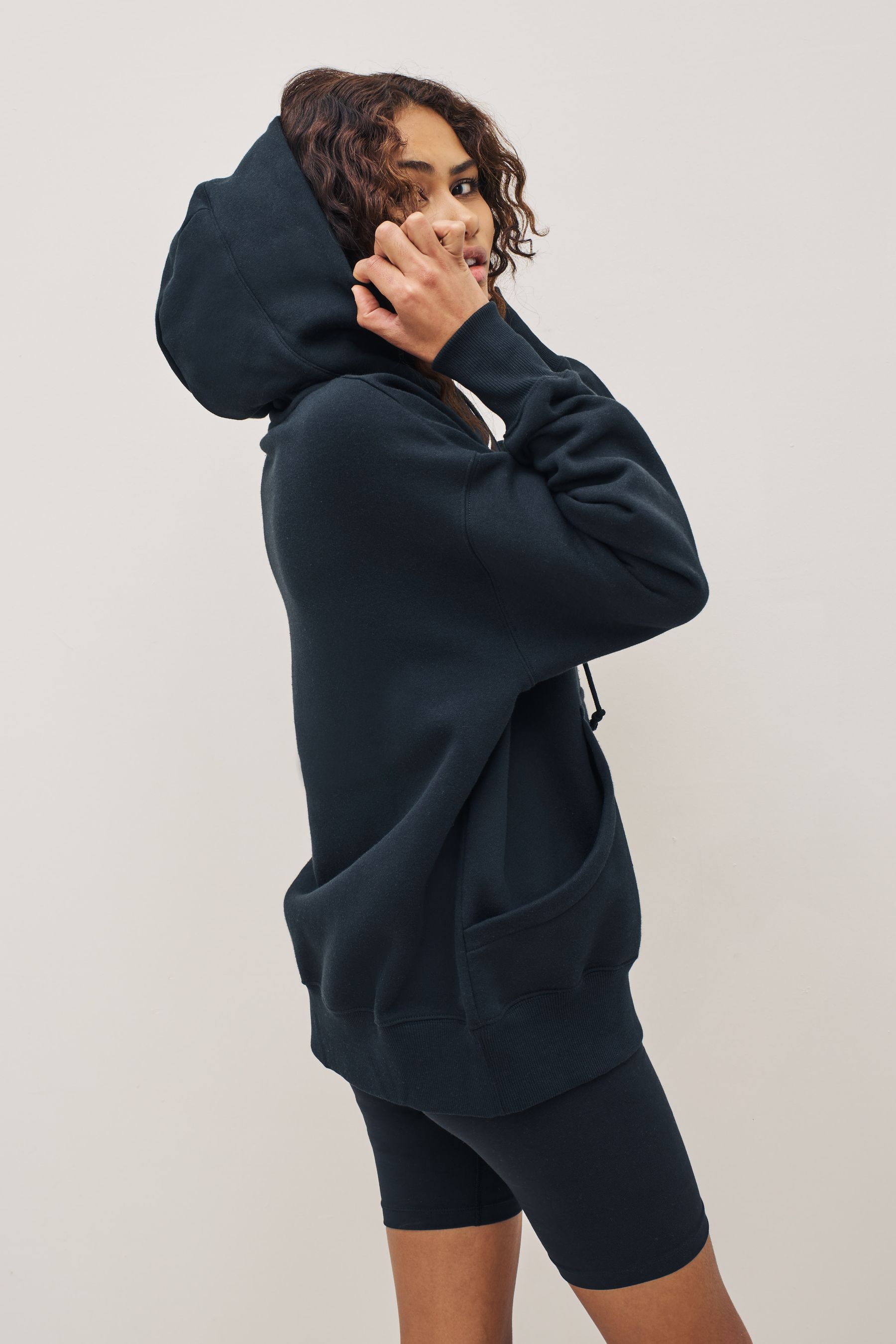 Nike Sportswear Phoenix Fleece Oversized Mini Swoosh Pullover Hoodie from Next Estonia
