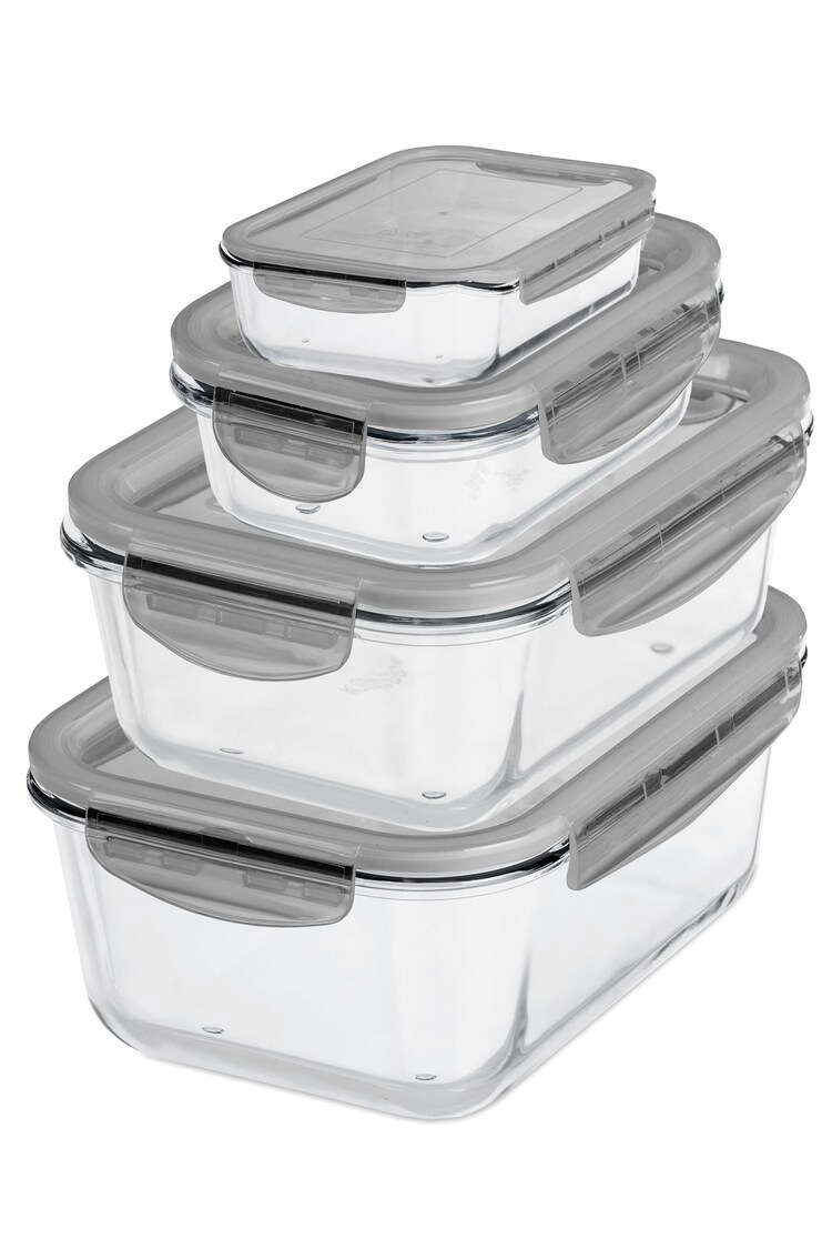 Orthex Clear GastroMax Glass Food XS, S, M And L Storage Set - Image 3 of 3