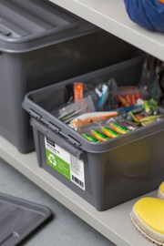 Orthex Set of 3 Grey SmartStore Recycled 32L Storage Boxes - Image 3 of 4