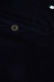 Ted Baker Blue Regular Fit Payet Cord Trousers - Image 5 of 5
