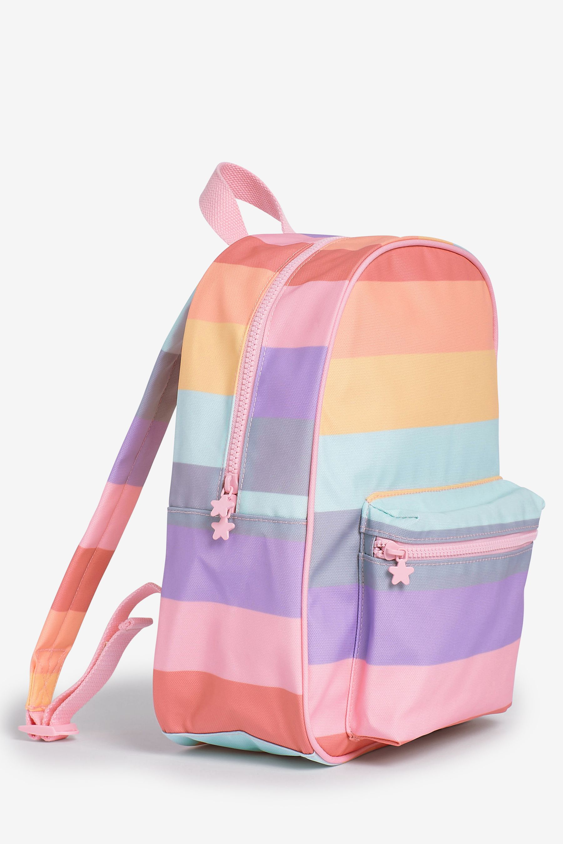Rainbow school backpack sales